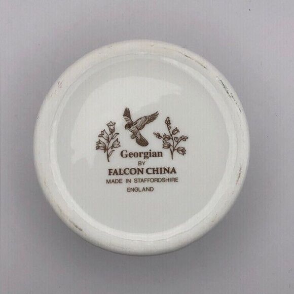 Georgian by Falcon China Porcelain Trinket Jewelry Box Staffordshire England - Picture 4 of 5